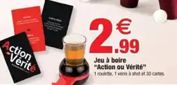 Bazarland Jeu à boire "Action ou Vérité" offre
