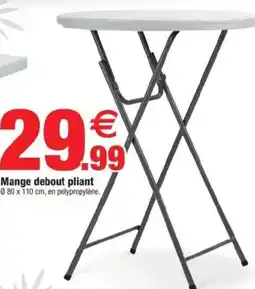 Bazarland Mange debout pliant offre