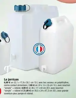 Bazarland Le jerrican offre
