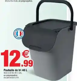Bazarland Poubelle de tri offre