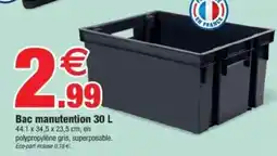 Bazarland Bac manutention offre