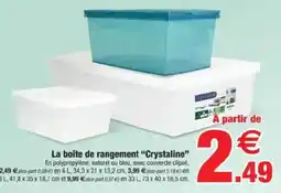 Bazarland La boîte de rangement "Crystaline" offre