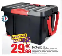 Bazarland Bac "Stock"R" offre