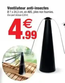 Bazarland Ventilateur anti-insectes offre