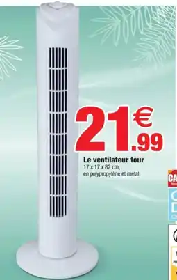 Bazarland Le ventilateur tour offre