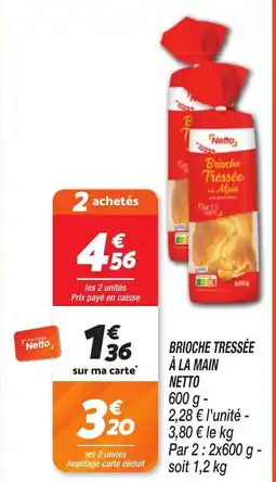 Netto NETTO Brioche tressée à la main offre