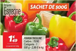 Netto Poivron tricolore offre