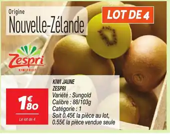 Netto ZESPRI Kiwi jaune offre