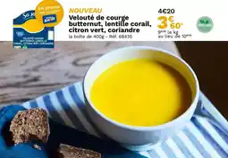Picard Promo - velouté de courée butternut, entile corail, citron vert, coriandre offre