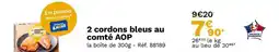 Picard Promo - 2 cordons bleus au comté aop offre