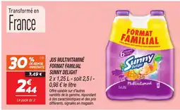 Netto SUNNY DELIGHT Jus multivitaminé format familial offre
