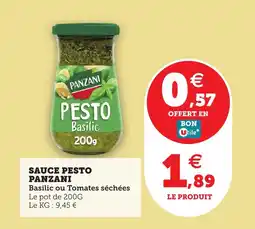 Utile PANZANI Sauce pesto offre