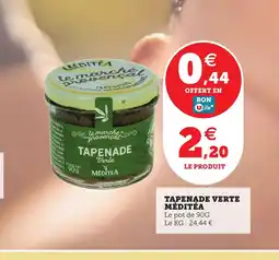 Utile MÉDITÉA Tapenade verte offre