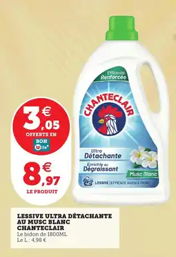 Utile CHANTECLAIR Lessive ultra détachante au musc blanc offre