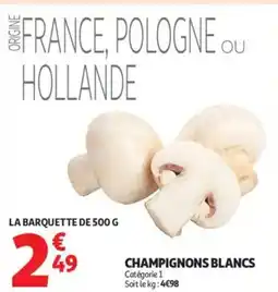 Auchan Champignons blancs offre