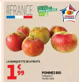 Auchan Pommes bio offre