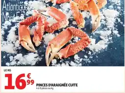 Auchan Pinces d'araignée cuite offre
