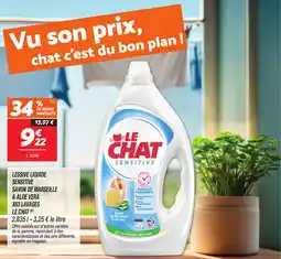 Netto LE CHAT X63 lavages le chat savon de marseille & aloe vera offre