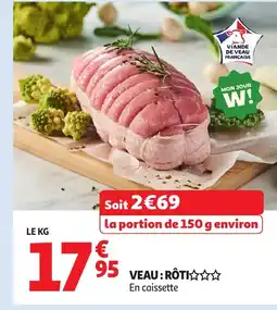 Auchan Supermarché Veau rôti offre