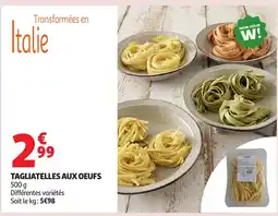 Auchan Supermarché Tagliatelles aux oeufs offre
