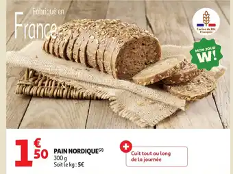 Auchan Supermarché Pain nordique offre