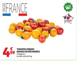 Auchan Supermarché Tomates cerises rouges ou mélangées offre