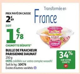 Auchan Supermarché DAUNAT Bulle de fraicheur parisienne offre