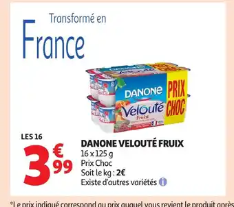Auchan Supermarché DANONE velouté fruix offre