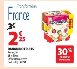 Auchan Supermarché DANONINO Fruits offre