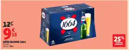 Auchan Supermarché 1664 Bière blonde offre