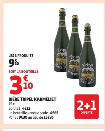 Auchan Supermarché TRIPEL KARMELIET Bière offre