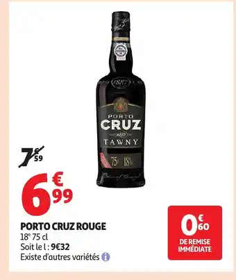 Auchan Supermarché PORTO CRUZ Rouge offre