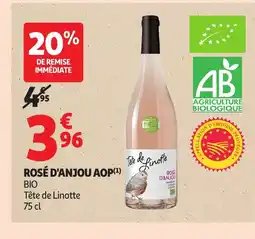 Auchan Supermarché Rosé d'anjou aop offre