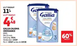 Auchan Supermarché GALLIA CALISMA Croissance offre