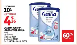Auchan Supermarché Calisma junior 4 laboratoire gallia offre