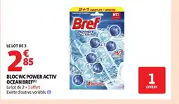 Auchan Supermarché BREF Bloc wc power activ ocean offre