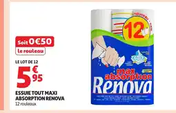 Auchan Supermarché RENOVA Essuie tout maxi offre