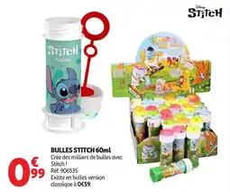 Auchan Supermarché STITCH Bulles offre