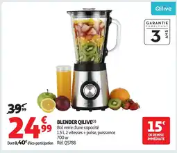 Auchan Supermarché QILIVE Blender offre