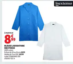 Auchan Supermarché INEXTENSO Blouse laboratoire offre