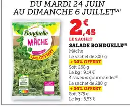Maximarché BONDUELLE Salade offre