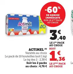 Maximarché ACTIMEL offre