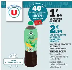 Maximarché The glace u offre