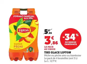 Maximarché LIPTON The glace offre