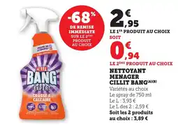 Maximarché CILLIT BANG Nettoyant menager offre