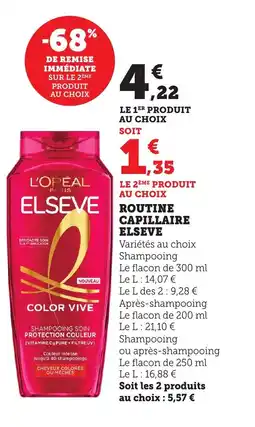 Maximarché ELSEVE Routine capillaire offre