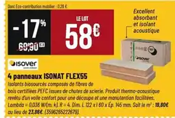 Tridôme ISOVER 4 panneaux offre