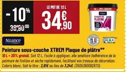 Tridôme Peinture sous-couche XTREM Plaque de plâtre offre