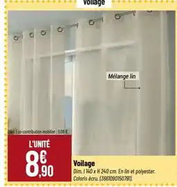 Tridôme Voilage offre