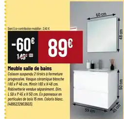 Tridôme Meuble salle de bains offre